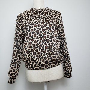 cheetah sweatshirt long sleeve